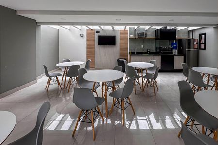 Apartamento para alugar com 47m², 2 quartos e 1 vagaÁrea comum - Salão de festas