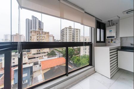 Varanda da Sala de apartamento para alugar com 2 quartos, 47m² em Jardim Bela Vista, Santo André