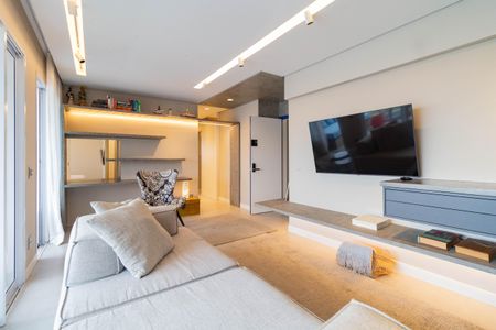 Apartamento para alugar com 100m², 2 quartos e 2 vagasSala