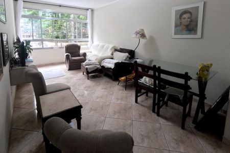 Sala de estar e jantar de apartamento para alugar com 2 quartos, 100m² em José Menino, Santos