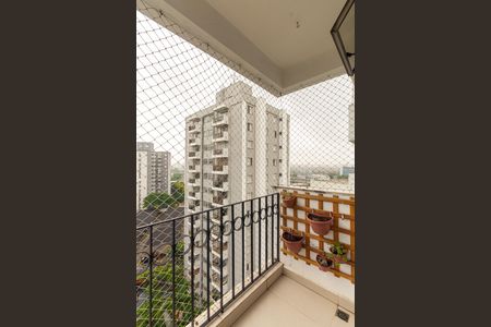 Varanda da Sala de apartamento à venda com 2 quartos, 64m² em Tatuapé, São Paulo
