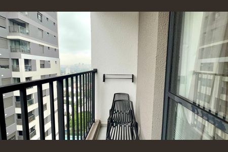 Studio para alugar com 25m², 1 quarto e sem vagaVaranda