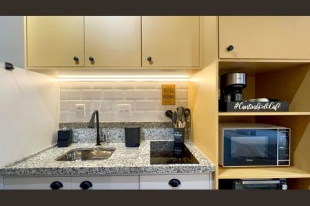 Studio para alugar com 25m², 1 quarto e sem vagaCozinha