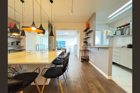 Apartamento para alugar com 54m², 1 quarto e 2 vagasSala