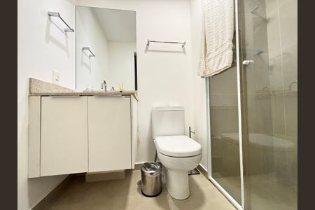 Apartamento para alugar com 54m², 1 quarto e 2 vagasBanheiro da Suíte