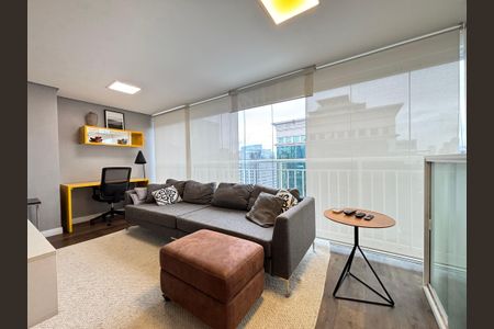 Apartamento para alugar com 54m², 1 quarto e 2 vagasSala