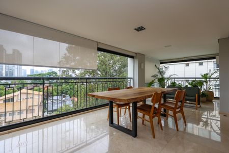 Varanda da Sala de apartamento à venda com 3 quartos, 335m² em Jardim Vitoria Regia (zona Oeste), São Paulo