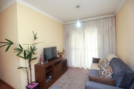 Sala de apartamento à venda com 2 quartos, 55m² em Jardim do Estádio, Santo André