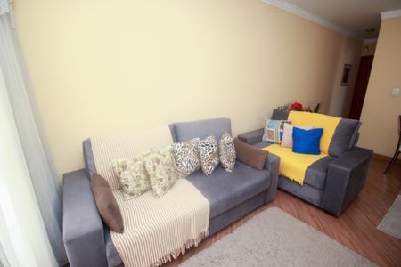 Sala de apartamento à venda com 2 quartos, 55m² em Jardim do Estádio, Santo André