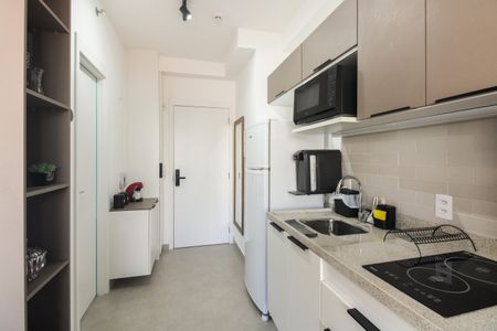 Studio para alugar com 23m², 1 quarto e sem vaga Studio para alugar com 23m², 1 quarto e sem vagaStudio - Cozinha
