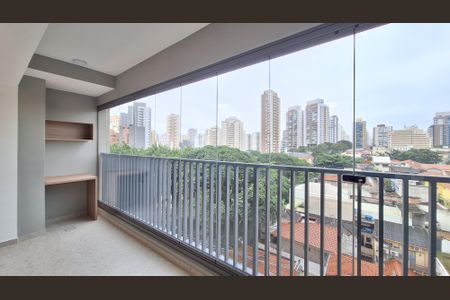 Varanda  de kitnet/studio para alugar com 1 quarto, 32m² em Pompeia, São Paulo