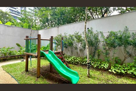 Apartamento para alugar com 136m², 1 quarto e 1 vagaPlayground