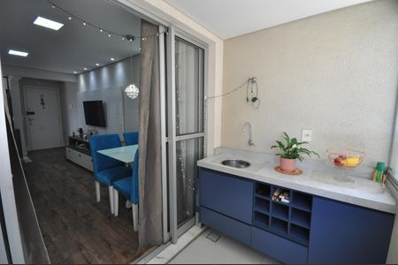 Apartamento à venda com 68m², 3 quartos e 1 vagaSacada Gourmet
