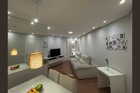 Sala de apartamento à venda com 2 quartos, 52m² em Jardim Monte Alegre, Taboão da Serra