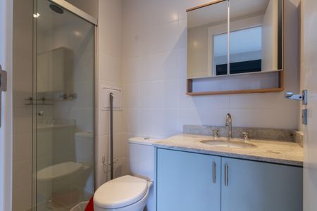 Studio para alugar com 25m², 1 quarto e sem vaga Studio para alugar com 25m², 1 quarto e sem vagaBanheiro