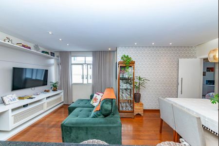 Sala de apartamento à venda com 3 quartos, 105m² em Barroca, Belo Horizonte