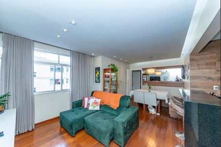 Sala de apartamento à venda com 3 quartos, 105m² em Barroca, Belo Horizonte