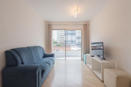 Sala de apartamento para alugar com 1 quarto, 35m² em Jardins, São Paulo