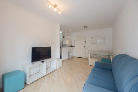 Sala de apartamento para alugar com 1 quarto, 35m² em Jardins, São Paulo