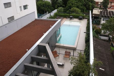 Varanda da Sala de apartamento para alugar com 1 quarto, 27m² em Perdizes, São Paulo