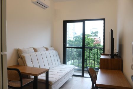 Sala de apartamento para alugar com 1 quarto, 27m² em Perdizes, São Paulo