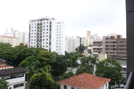 Varanda da Sala de apartamento para alugar com 1 quarto, 27m² em Perdizes, São Paulo