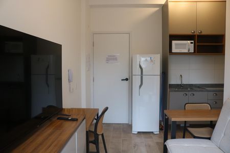 Sala de apartamento para alugar com 1 quarto, 27m² em Perdizes, São Paulo