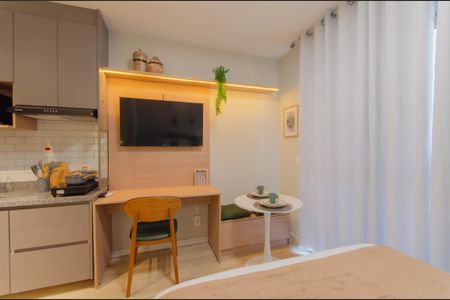 Studio para alugar com 24m², 1 quarto e sem vagaSala/Quarto