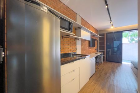 Cozinha de kitnet/studio para alugar com 1 quarto, 20m² em Vila Mariana, São Paulo