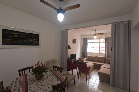Sala de apartamento para alugar com 1 quarto, 64m² em Gonzaga, Santos