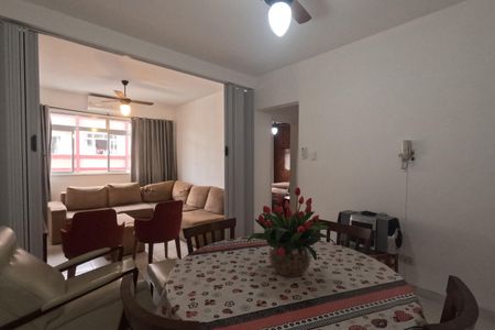 Sala de apartamento para alugar com 1 quarto, 64m² em Gonzaga, Santos