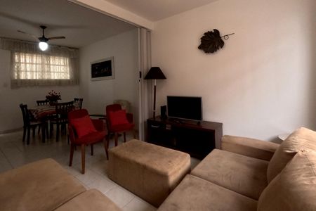 Sala de apartamento para alugar com 1 quarto, 64m² em Gonzaga, Santos