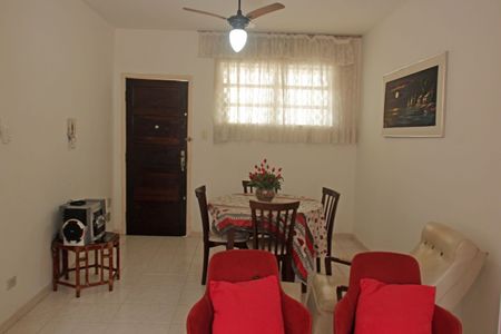 Sala de apartamento para alugar com 1 quarto, 64m² em Gonzaga, Santos