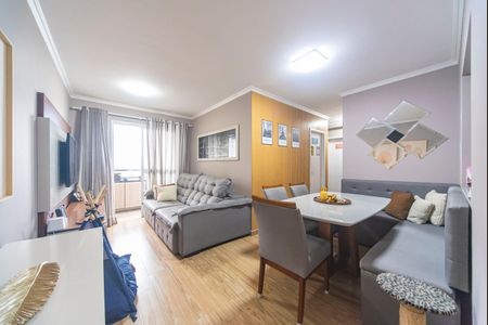 Sala de apartamento à venda com 3 quartos, 69m² em Vila Humaita, Santo André