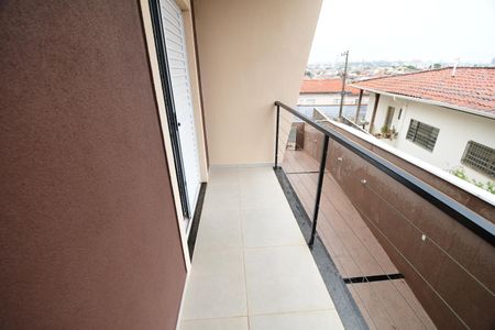 Casa de condomínio à venda com 84m², 2 quartos e 2 vagasQuarto 1 - Suíte sacada
