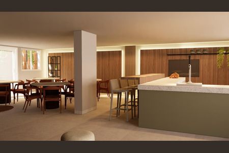 Apartamento para alugar com 69m², 2 quartos e 1 vagaÁrea comum - Salão de festas - projeto 