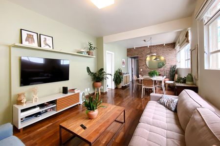 Sala de apartamento para alugar com 3 quartos, 110m² em Sion, Belo Horizonte