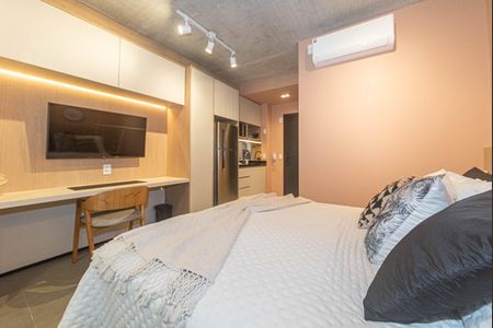 Studio para alugar com 25m², 1 quarto e sem vagaQuarto