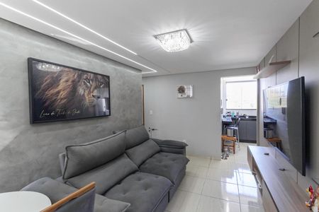 Sala de apartamento à venda com 2 quartos, 105m² em Parque Xangri-lá, Contagem