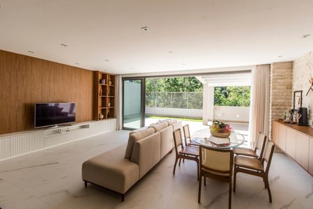 Sala  de apartamento à venda com 3 quartos, 200m² em Residencial Tambore Iii, Santana de Parnaíba
