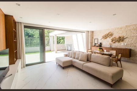 Sala  de apartamento à venda com 3 quartos, 200m² em Residencial Tambore Iii, Santana de Parnaíba