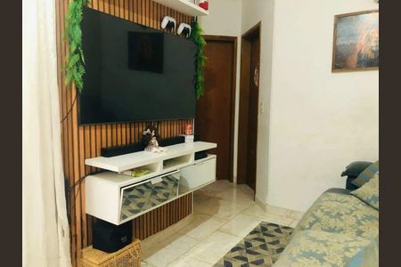 Sala de apartamento à venda com 2 quartos, 60m² em Vila Guiomar, Santo André