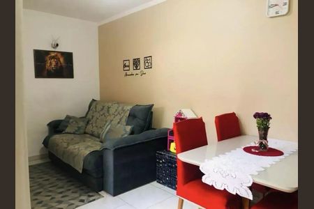 Sala de apartamento à venda com 2 quartos, 60m² em Vila Guiomar, Santo André