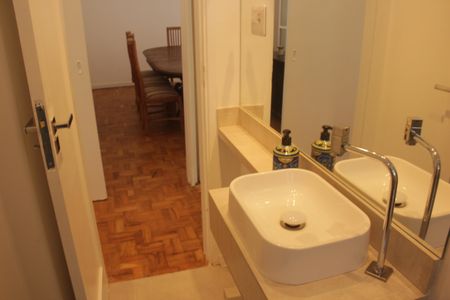 Apartamento para alugar com 134m², 3 quartos e 1 vagaBanheiro Social