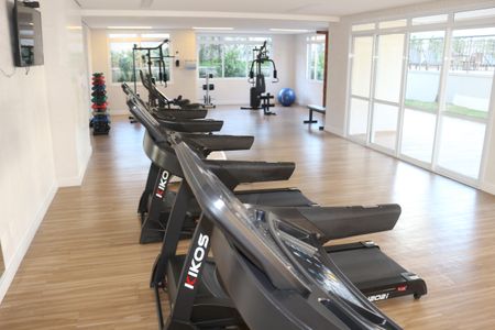 Apartamento para alugar com 63m², 2 quartos e 2 vagasÁrea comum - Academia