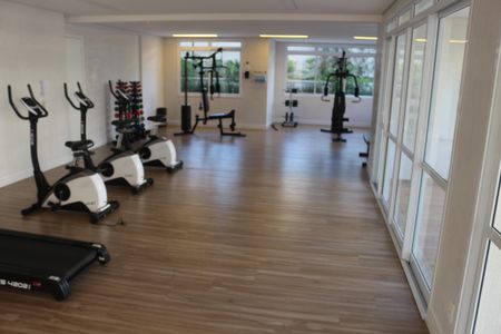 Apartamento para alugar com 65m², 2 quartos e 2 vagasÁrea comum - Academia