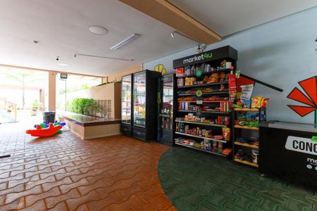 Apartamento para alugar com 98m², 3 quartos e 2 vagas Apartamento para alugar com 98m², 3 quartos e 2 vagasÁrea comum - Mini-mercado