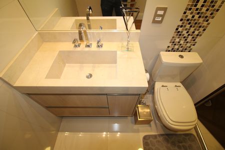 Apartamento para alugar com 100m², 3 quartos e 2 vagasBanheiro social