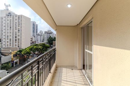 Varanda de apartamento à venda com 2 quartos, 56m² em Vila Buarque, São Paulo