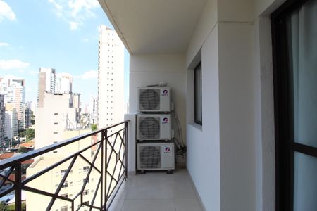Varanda da Sala de apartamento para alugar com 2 quartos, 66m² em Vila Olímpia, São Paulo